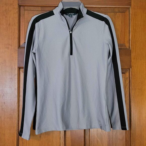Women's Petite Medium Lauren Ralph Lauren 1/4 zip top - Picture 1 of 5